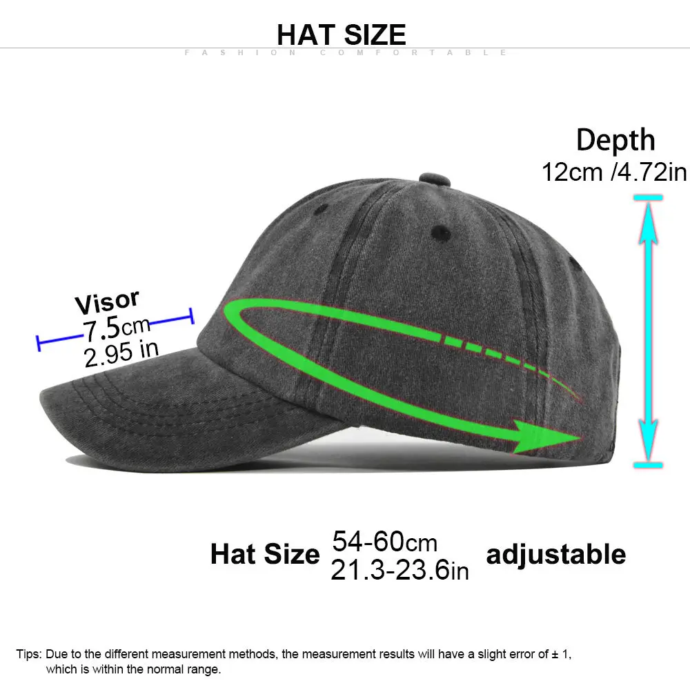 1Pcs Solid Color Bare Board Washed Baseball Cap Outdoor Nude Travel Female Male Summer Sun Visor Big Head Bent Brim Hat