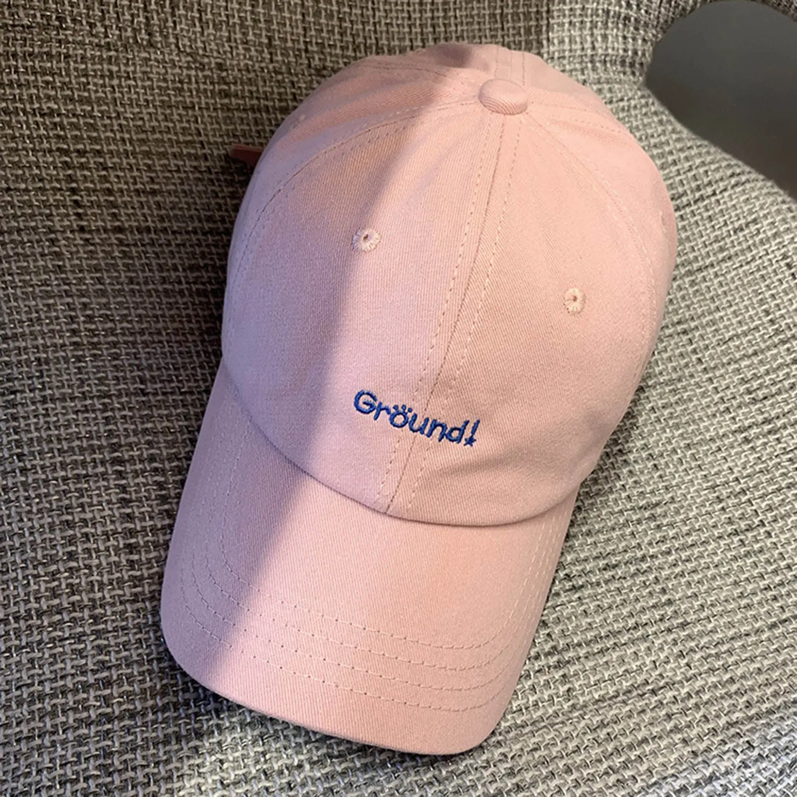 Simple Letter Embroidered Baseball Cap Unisex Candy-colored Soft Top Adjustable Sports Sun Female Male Casual Hip-hop Dad Hat