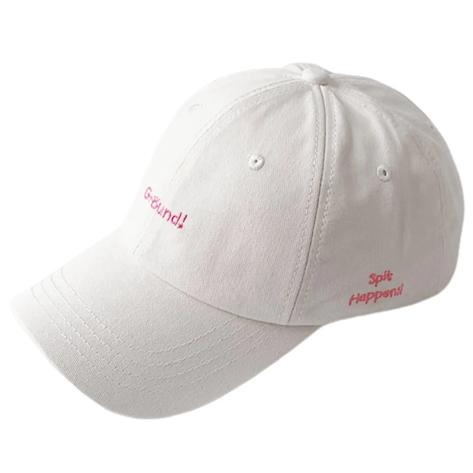 Simple Letter Embroidered Baseball Cap Unisex Candy-colored Soft Top Adjustable Sports Sun Female Male Casual Hip-hop Dad Hat