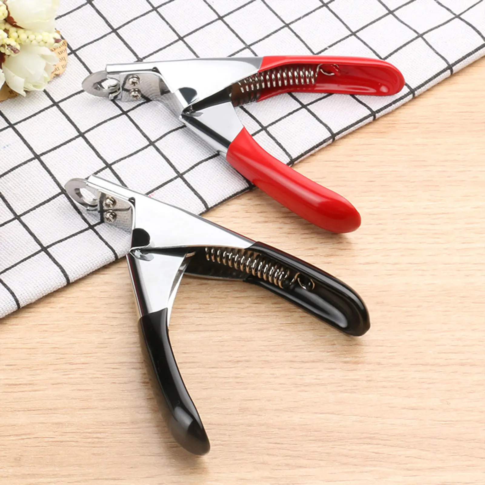 1pc Pet Claw Clipper Trimmer Stainless Steel Non-Slip Handle Nail Clipper for Dogs Toenail Clippers Dog Nail Cutter Pet Supplies