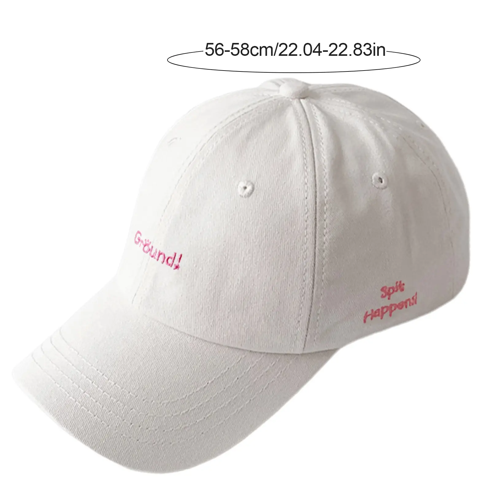 Simple Letter Embroidered Baseball Cap Unisex Candy-colored Soft Top Adjustable Sports Sun Female Male Casual Hip-hop Dad Hat