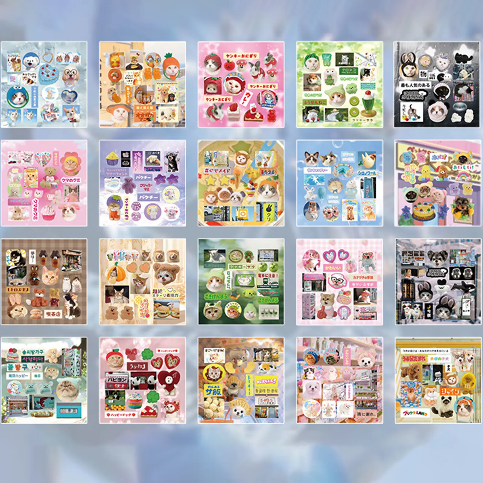 Flash Cut Film Stickers Book Stickers Cut Film Top Japanese Ancient Early Wind Decorative Stickers Kawaii Diary Mobile Phone