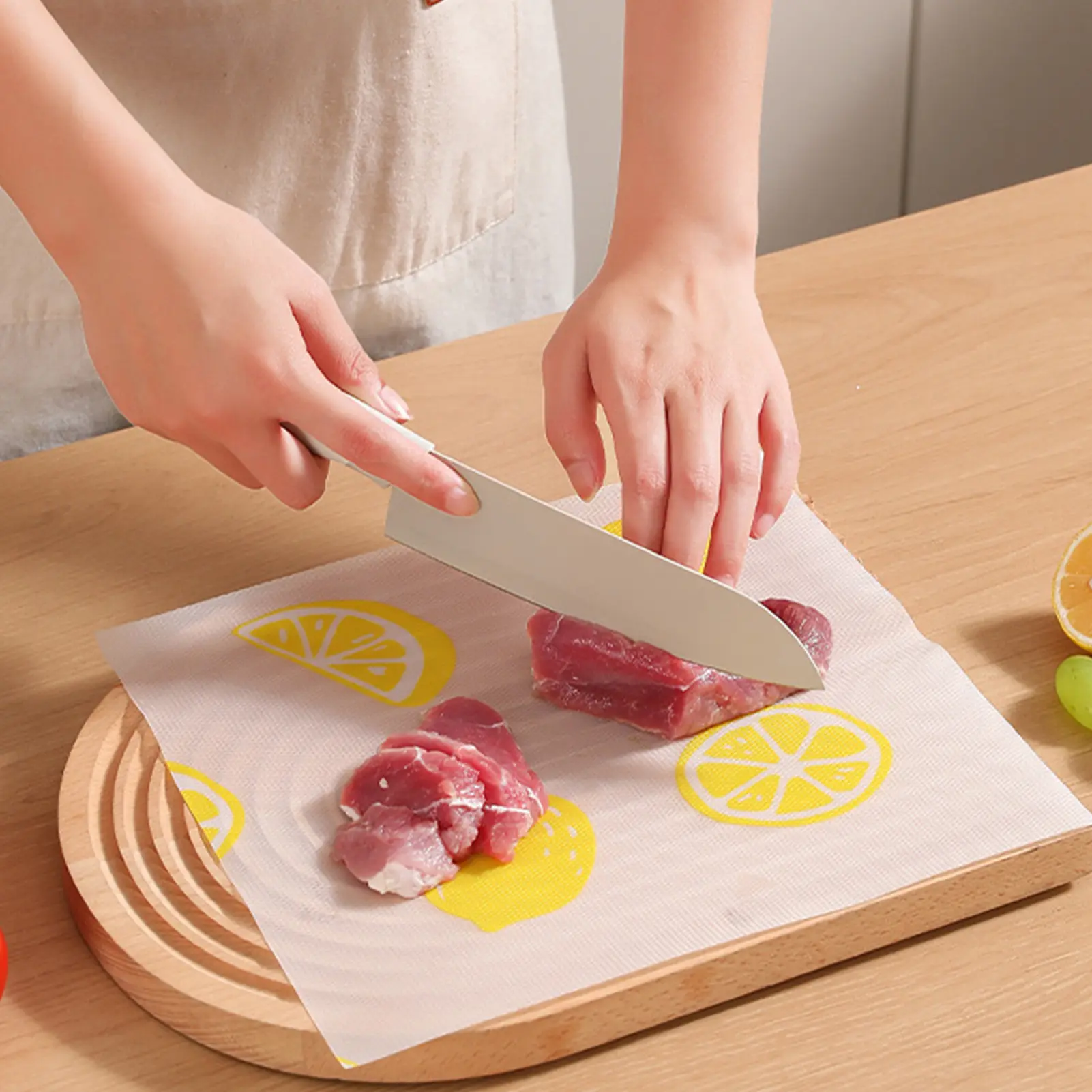POE Disposable Chopping Board Paper Chopping Board Surface Mat Picnic Barbecue Camping With Convenient Packaging And Carrying