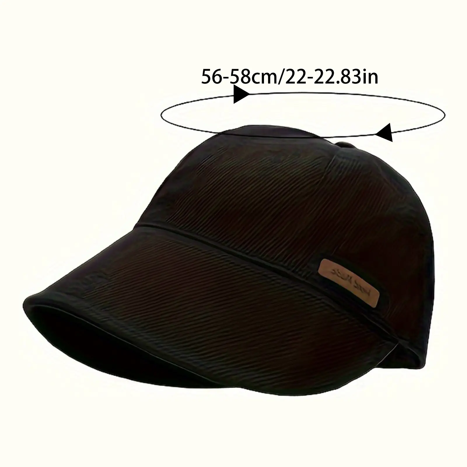 Foldable Wide-brimmed Sun Hat Spring And Summer Drawstring Adjustable Hat Female Beach Hat Summer Quick-drying Sun Hat