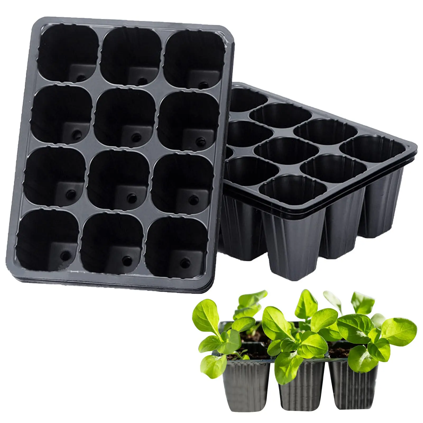 10/20Pcs Vegetable Seedling Pots Seedling Tray Garden Pots Durable Seed Germination Plant Flower Pots Grow Box For Planting