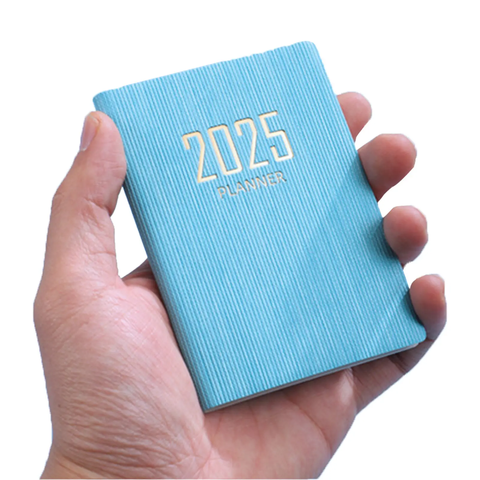 2025 A7 Mini Portable Book Diary Weekly Planner Notebooks To Do List English Notepad With Calendar School Office Supplies