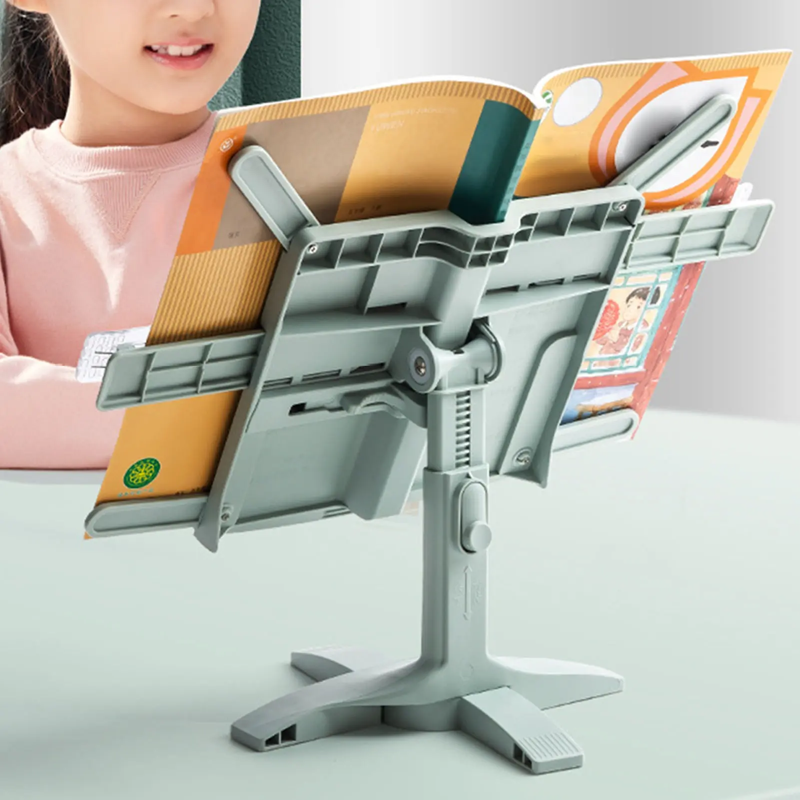 New Lifting Landing Reading Bookshelf Stand Adjustables Tablet Books Holder Multifunctional Bookstand For Home Office Study Room