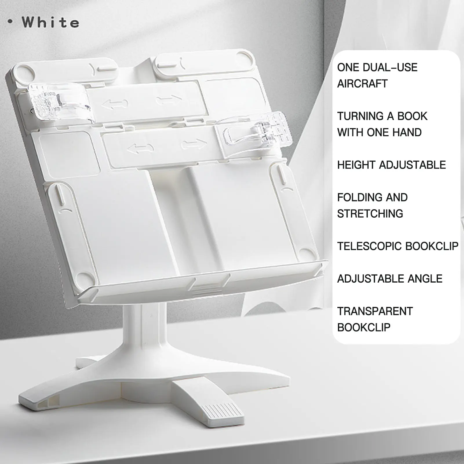 New Lifting Landing Reading Bookshelf Stand Adjustables Tablet Books Holder Multifunctional Bookstand For Home Office Study Room