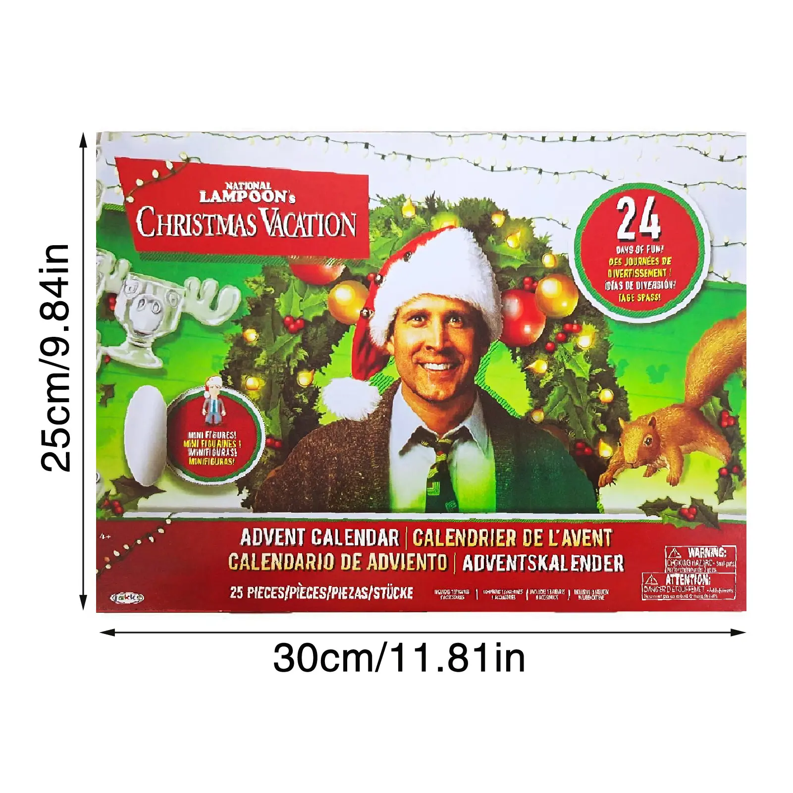 Cartoon Minifigure Christmas Countdown Calendar Christmas Vacation 2024 Advent Calendar Mini Figure Blind Box Countdown Calendar