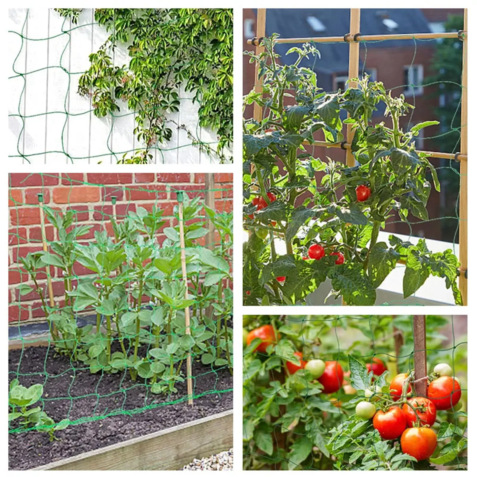 Garden Plants Trellis Netting Plant Garden Vine Growing Flexible String Net For Climbing Plant Fruits Vegetables Vines Grid