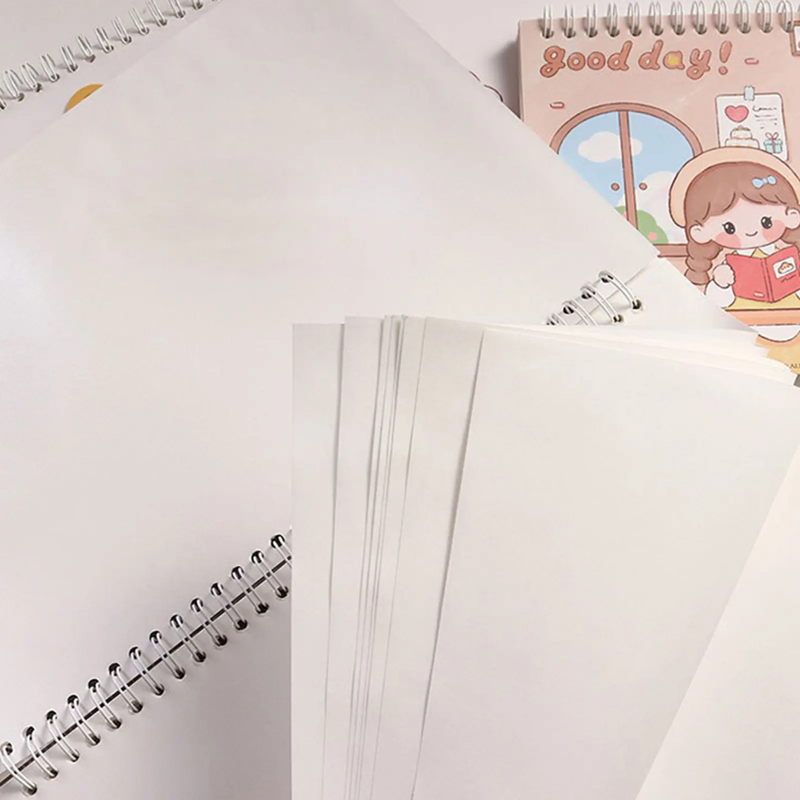 A4 Cartoon Handbook Release Paper Pu Leather Cover Reusable Sticker Book Tape Material For Diy Scrapbooking Stickers Organizer