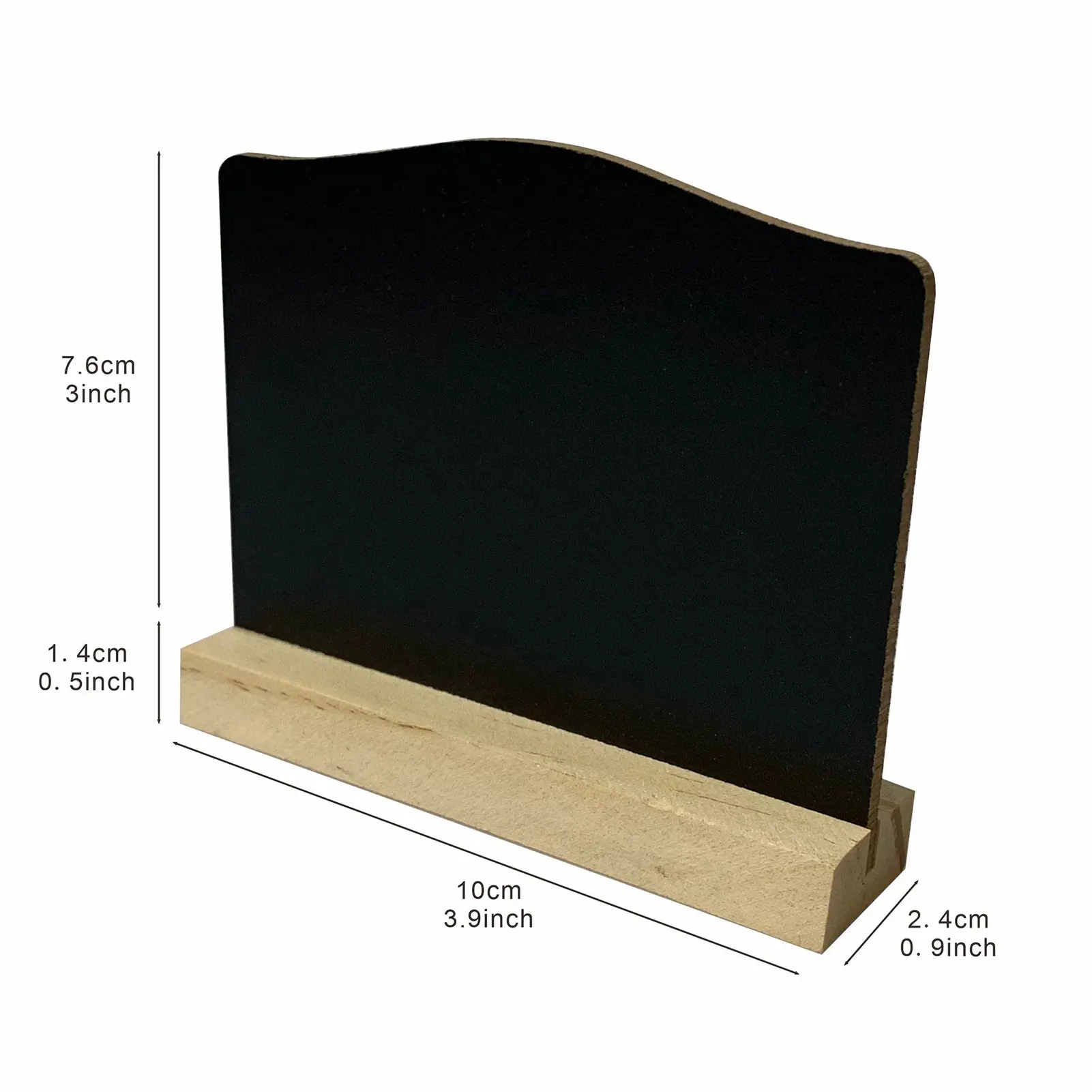 4pcs Wooden Blackboard Universal Message Board 10 Pcs/set Mini Chalkboard Portable Wedding Party Decor Decorative Parts