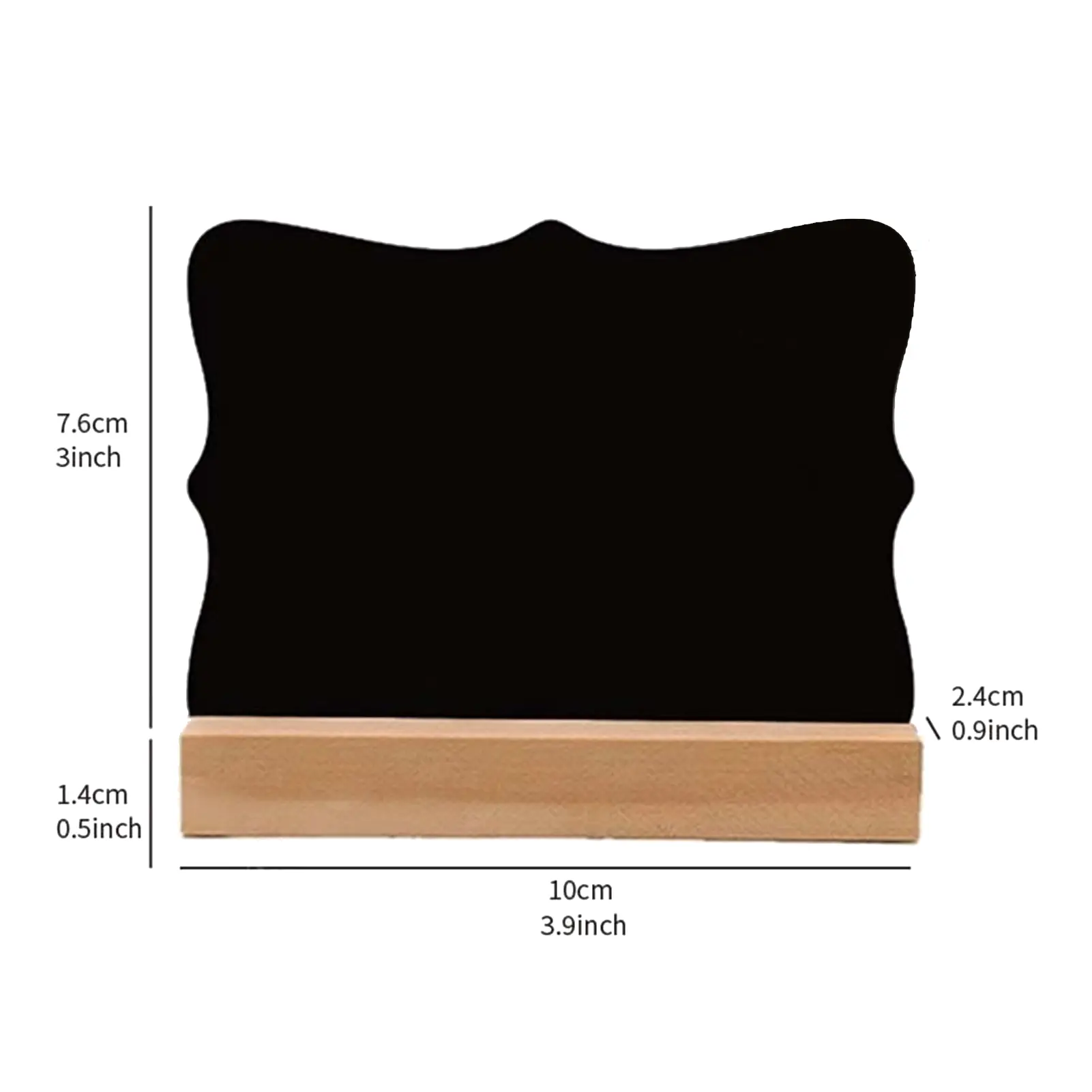 4pcs Wooden Blackboard Universal Message Board 10 Pcs/set Mini Chalkboard Portable Wedding Party Decor Decorative Parts