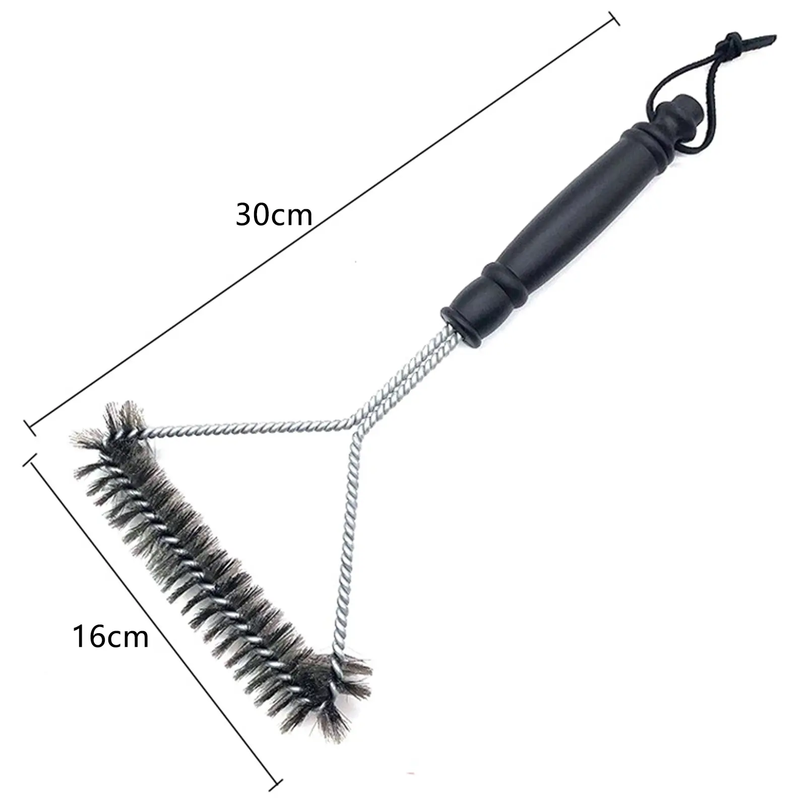 Stainless Steel Bristles Grill Accessories Grill Cleaning Brass Brush Bristle Free Grill Brush for Outdoor Grill  Accessories