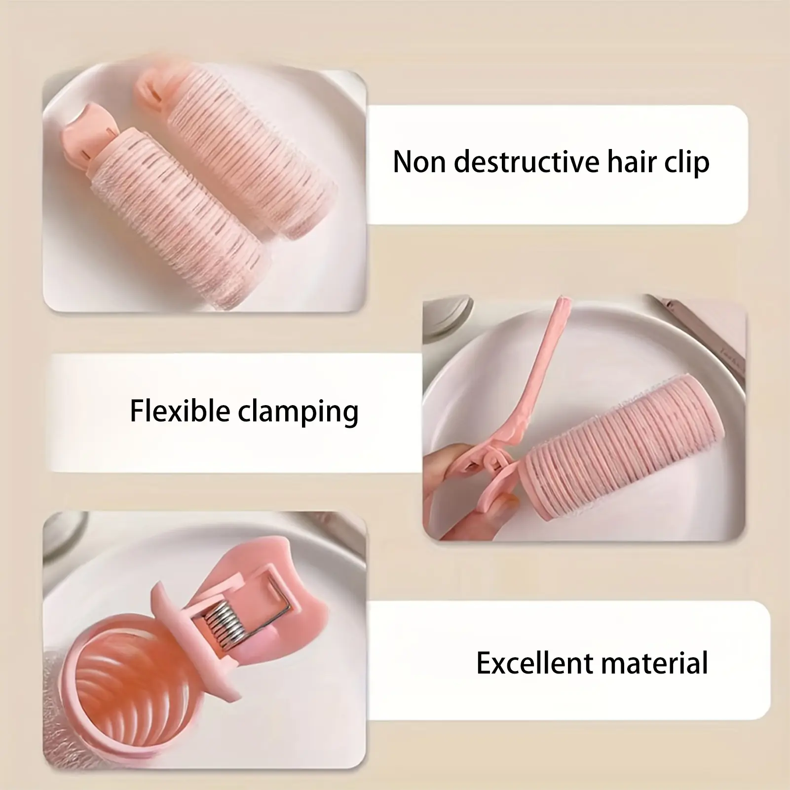 1/2pcs DIY Hair Styling Clip Air Bangs Hair Root Fluffy Lazy Hairpin High Skull Top Hair Curler Hair Curler Styling Tool