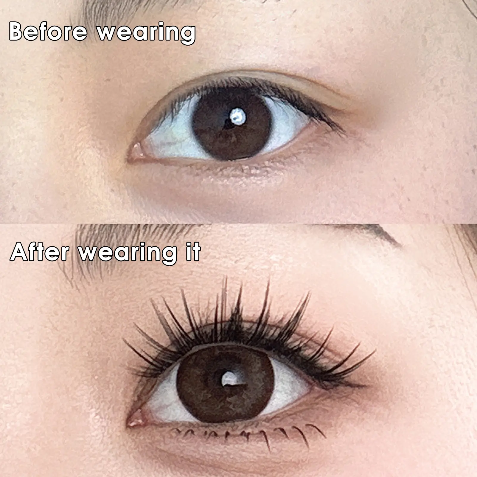 80Pcs Natural False Eyelashes - Realistic Wispy Lash Clusters for Effortless Beauty, Beginner-Friendly False Lashes