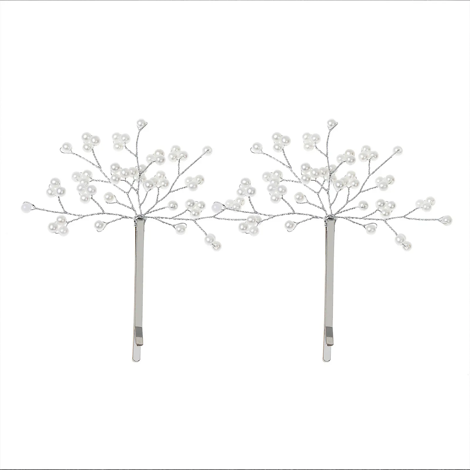 SilverPearl Hair Clip 2pk/set Fashion Flower Hairpin Jewelry Hair Accessories As Gifts  Suitable for Girls All Hair Types