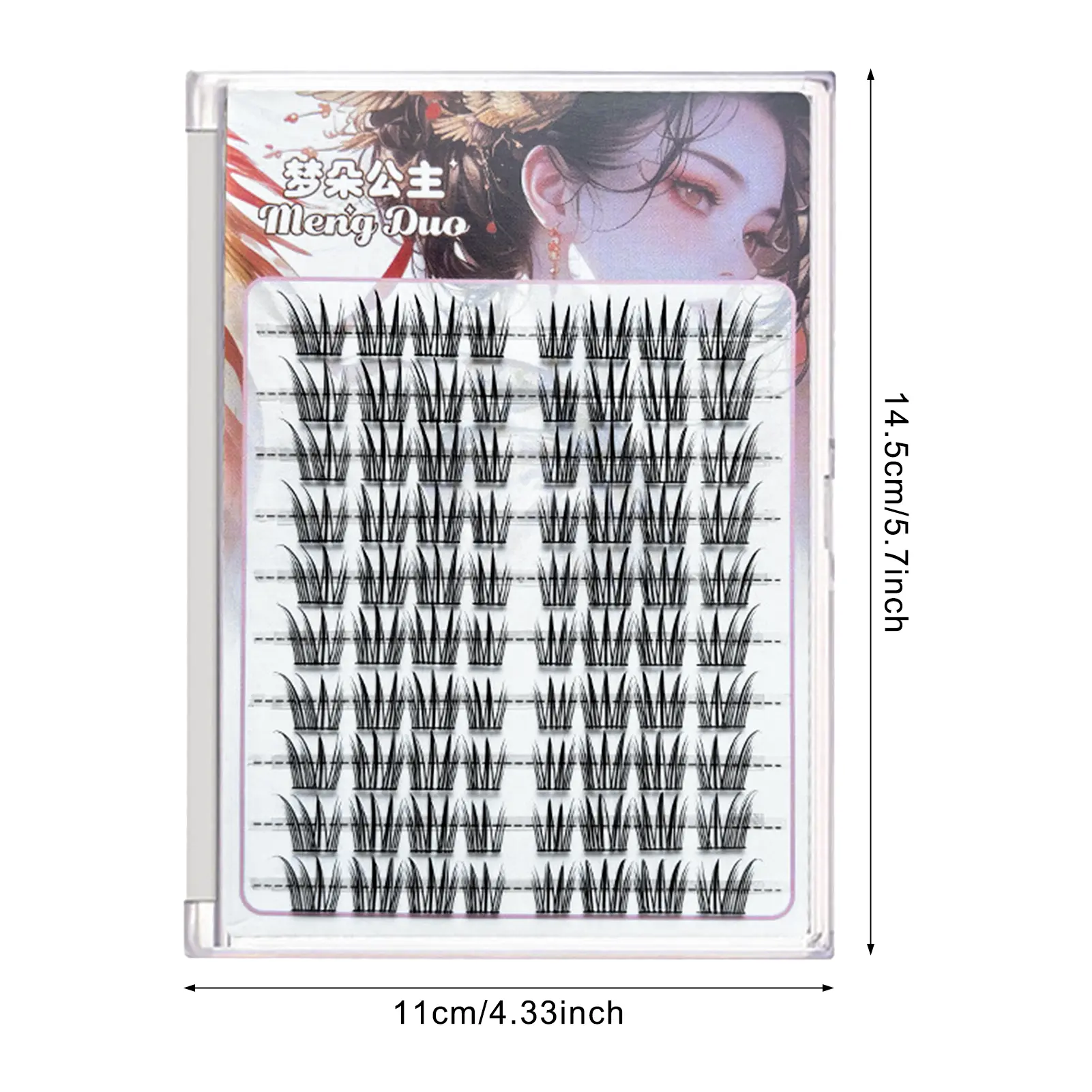 False Eyelashes Woman C Curl Eyelash Extension Self Adhesive Lash Clusters for Eye-Lifting Effect DIY Makeup Use Makeup Tools