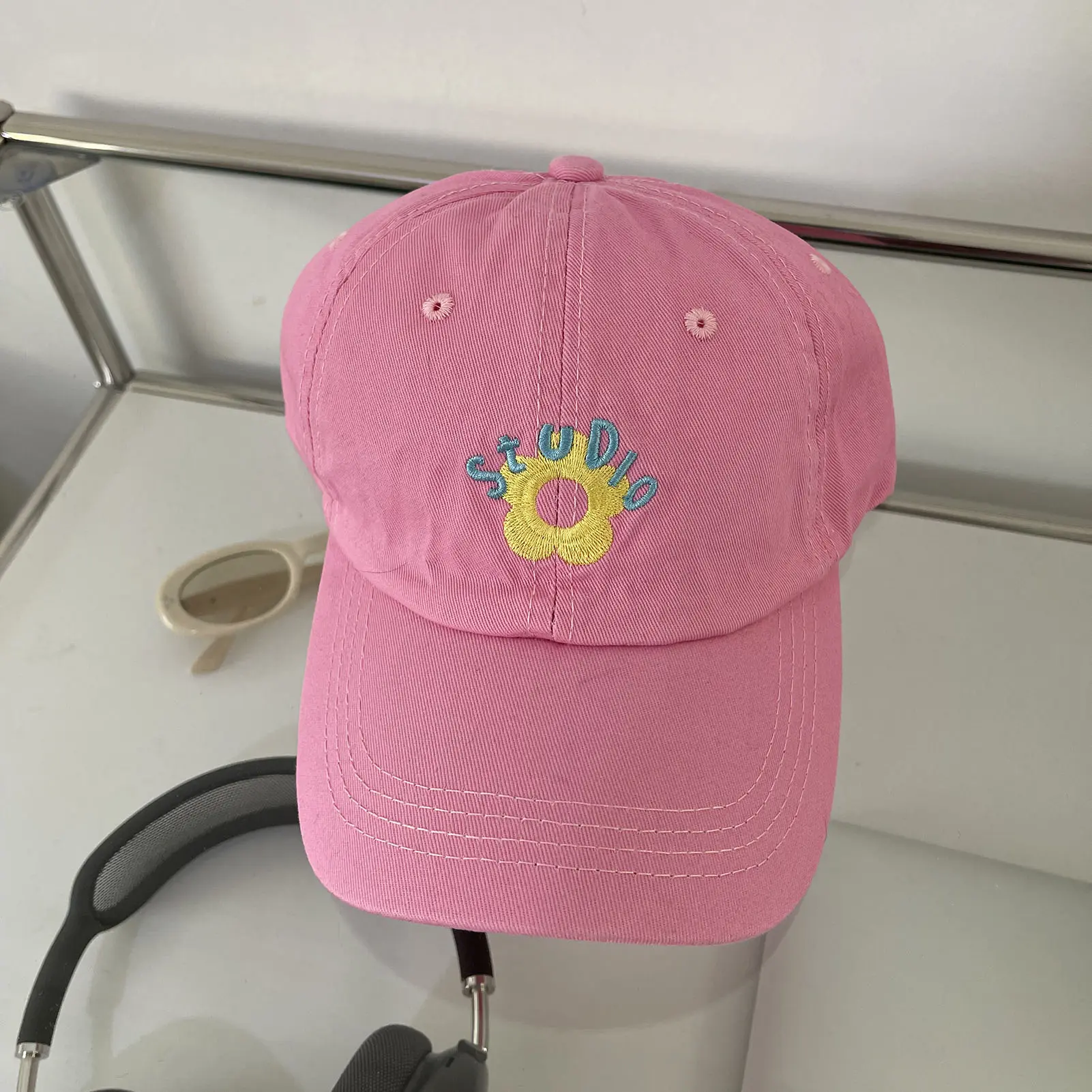 Women's Baseball Cap Fashion Baseball Cap Adjustable Embroidered Summer Sun Hat Cycling Cap for Outdoor Fising Camping for Girl
