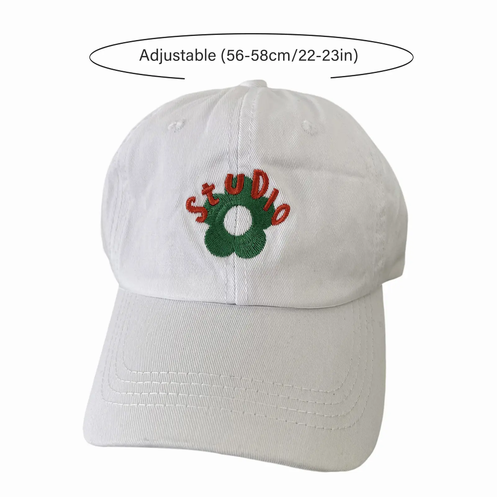 Women's Baseball Cap Fashion Baseball Cap Adjustable Embroidered Summer Sun Hat Cycling Cap for Outdoor Fising Camping for Girl