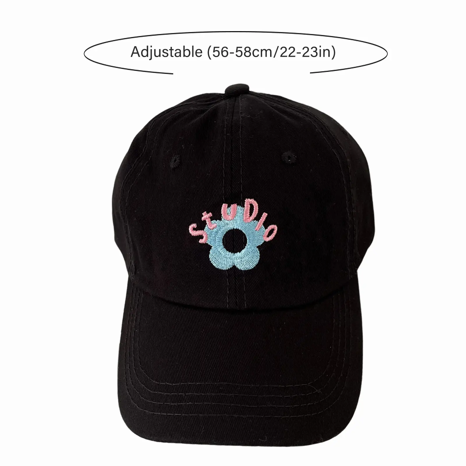 Women's Baseball Cap Fashion Baseball Cap Adjustable Embroidered Summer Sun Hat Cycling Cap for Outdoor Fising Camping for Girl