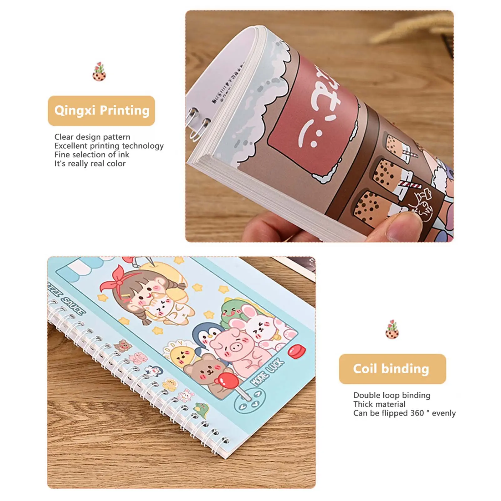Reusable Sticker Collecting Storage Book A5 Release Book Portable Sticker Washi Tape Collection Accessories Gift for Children