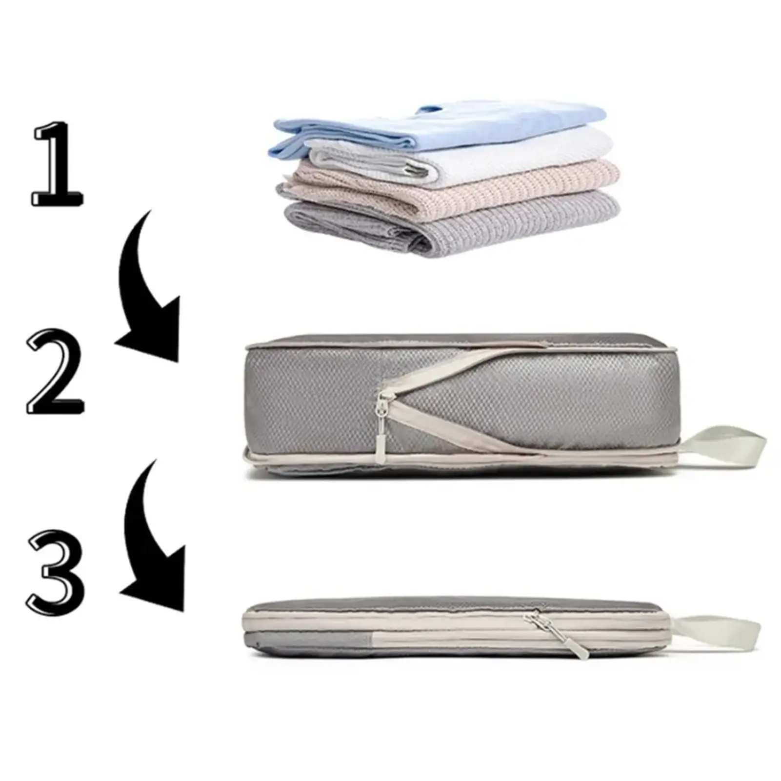 4pcs Set Travel Luggage Organizing Bags Oxford Cloth Durable Wear-resistant Storage Bag for Travel Business Trip