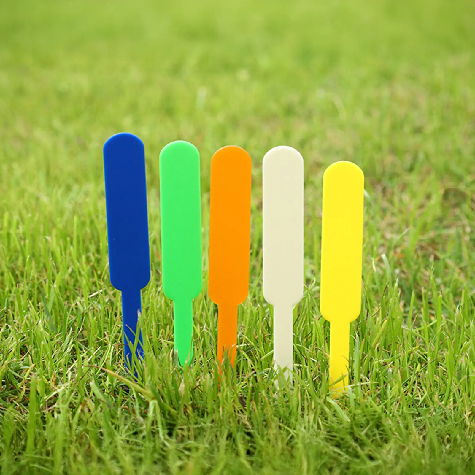 100pcs Waterproof Garden Plant Label Plastic Thickening Mark Flowerpot Seedling Writing Mark Diy Garden Decoration Tool