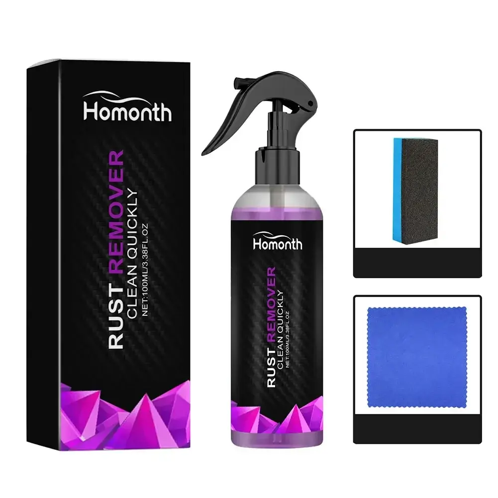 100ml Rust Inhibitor Paint Rust Remover Derusting Spray Car Rust Removal Spray Car Wheel Hub Rust Remover Car Accessories