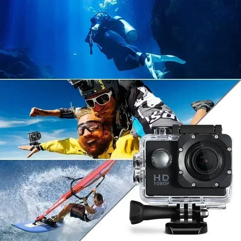 Full HD 1080P Waterproof Camera 2.0 Inch Camcorder Sports DV Go Car Cam Pro Mini Sports DV Camcorder With Cam Accessories