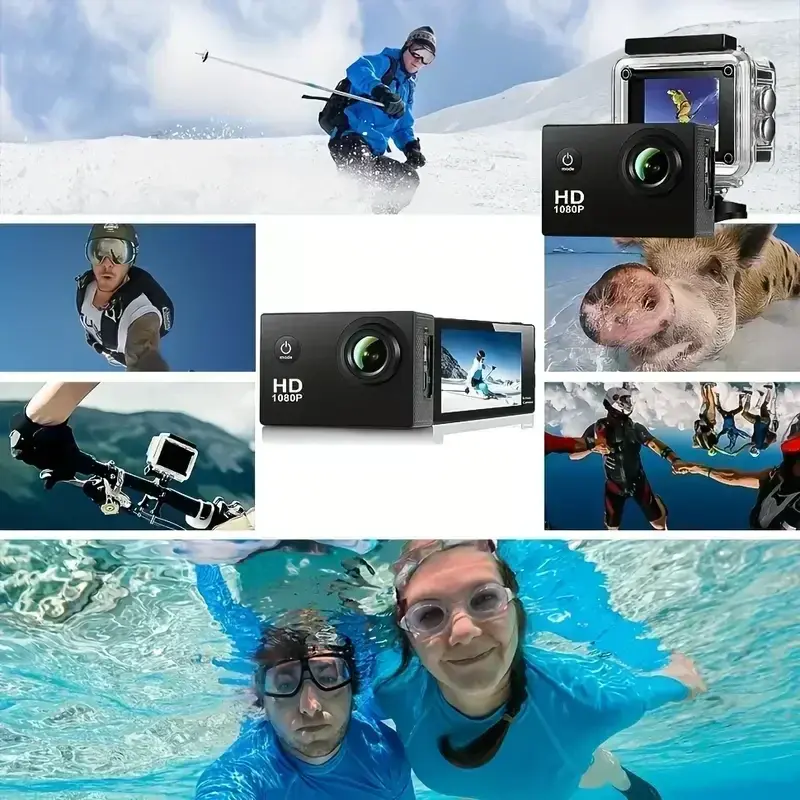 Full HD 1080P Waterproof Camera 2.0 Inch Camcorder Sports DV Go Car Cam Pro Mini Sports DV Camcorder With Cam Accessories