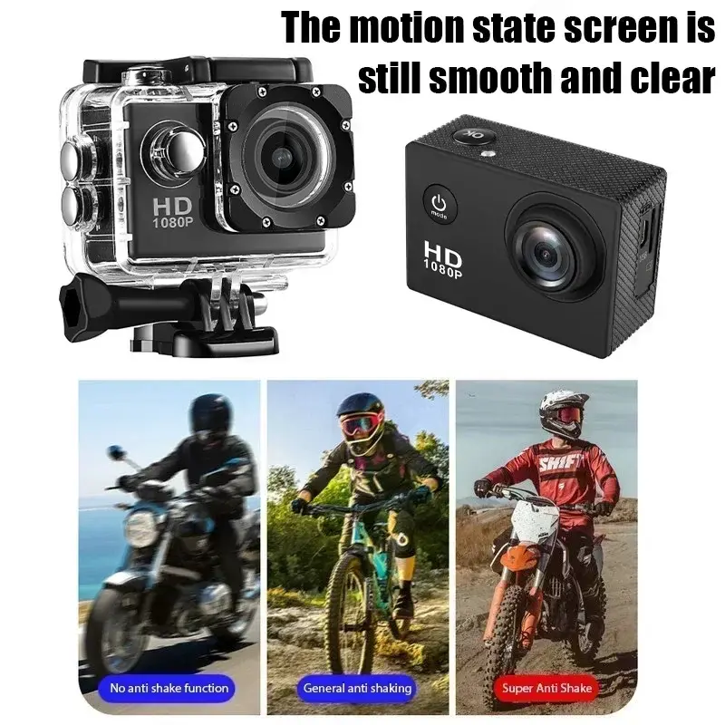 Full HD 1080P Waterproof Camera 2.0 Inch Camcorder Sports DV Go Car Cam Pro Mini Sports DV Camcorder With Cam Accessories