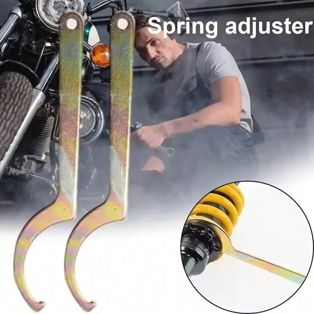 Universal Motorcycle Shock Absorber Wrench Tool - 400mm Spring Adjuster for Suspension Tuning & Repair