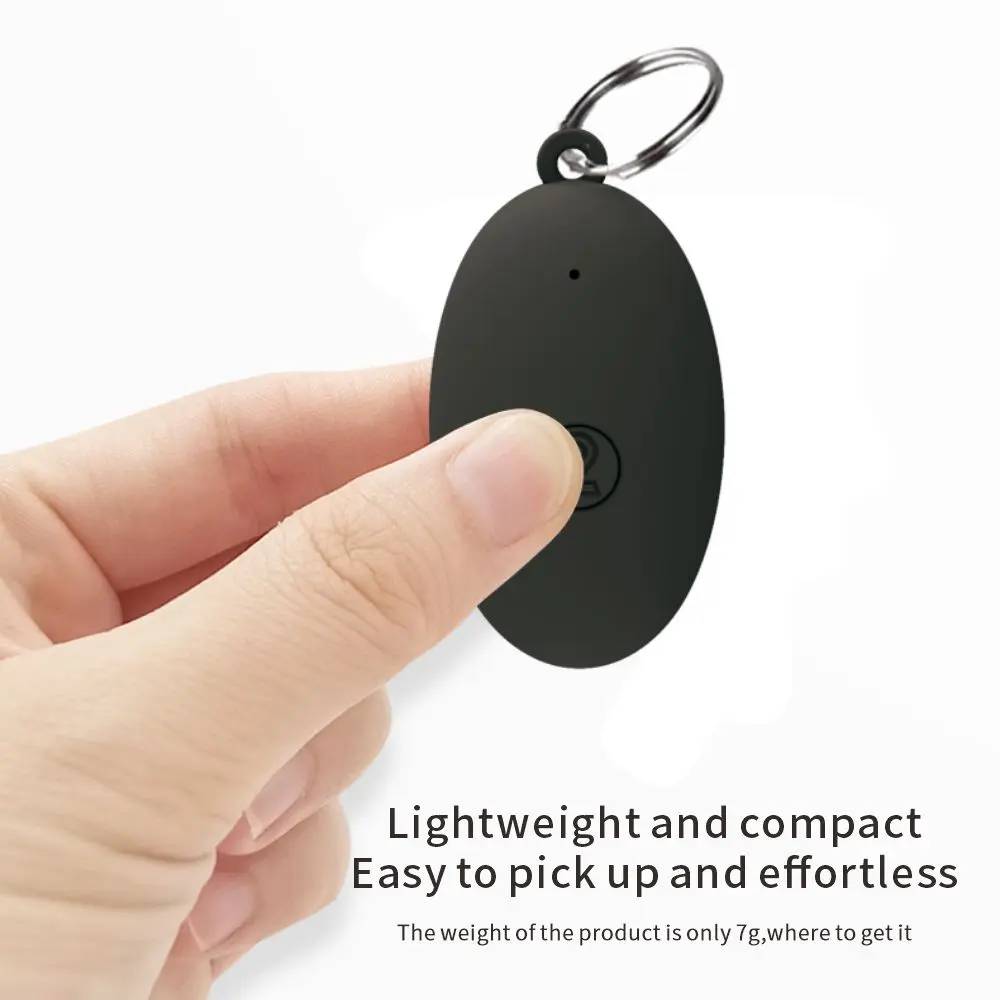 Mini GPS Tracker Bluetooth 5.0 Tracker Anti-Lost Device Rugby Shape Pet Kid Bag Wallet Tracking Smart Finder Locator IOS Android