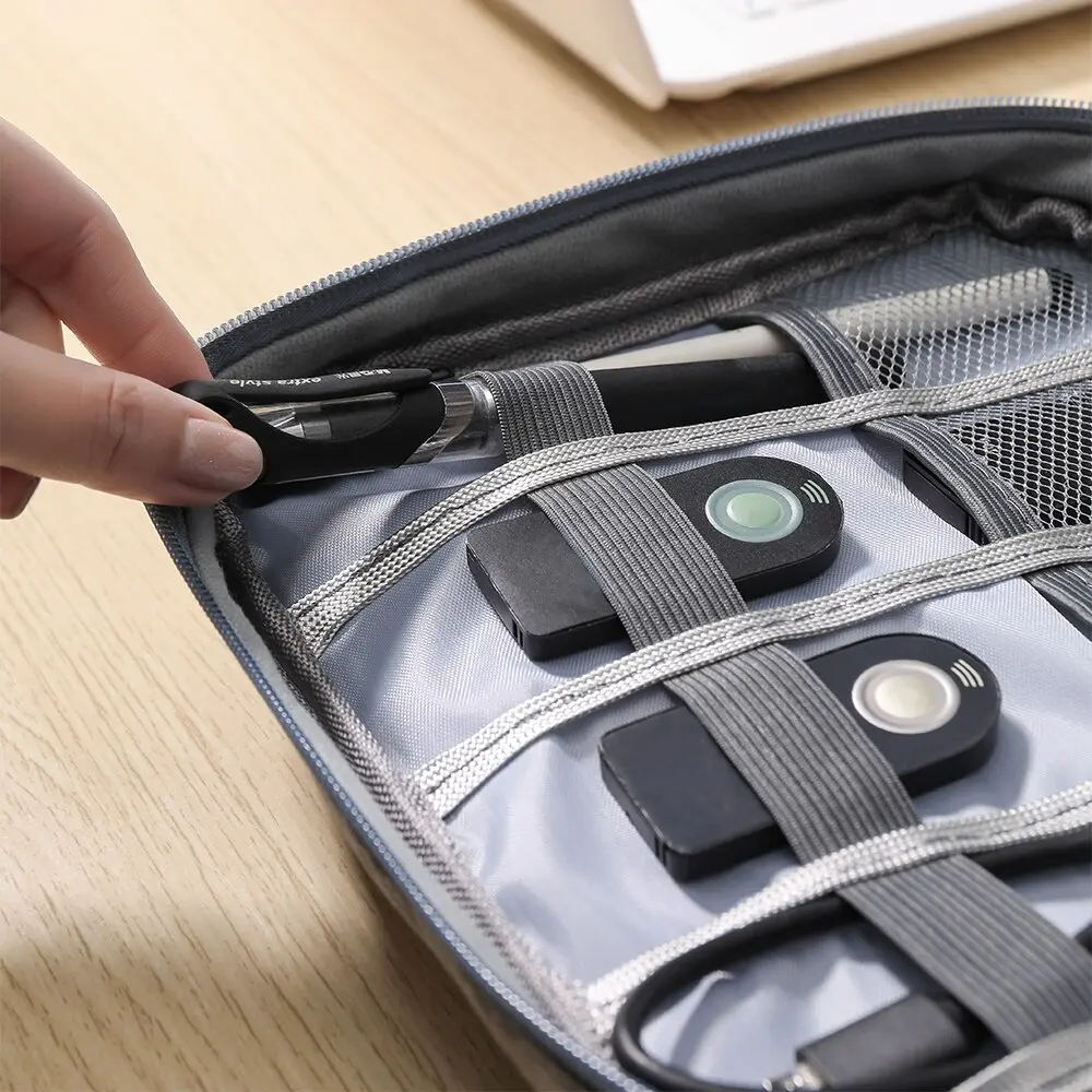 Digital Portable Storage Bag USB Data Cable Organizer Earphone Wire Bag Power Bank Travel Kit Case Pouch Electronics Accessories