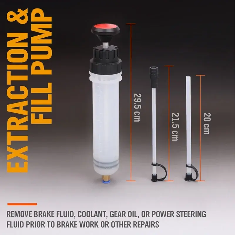Car Oil Fluid Extractor 200/500ML Automotive Fuel Brake Liquid Extraction Transfer Filling Syringe Oil Pump Car Supplies