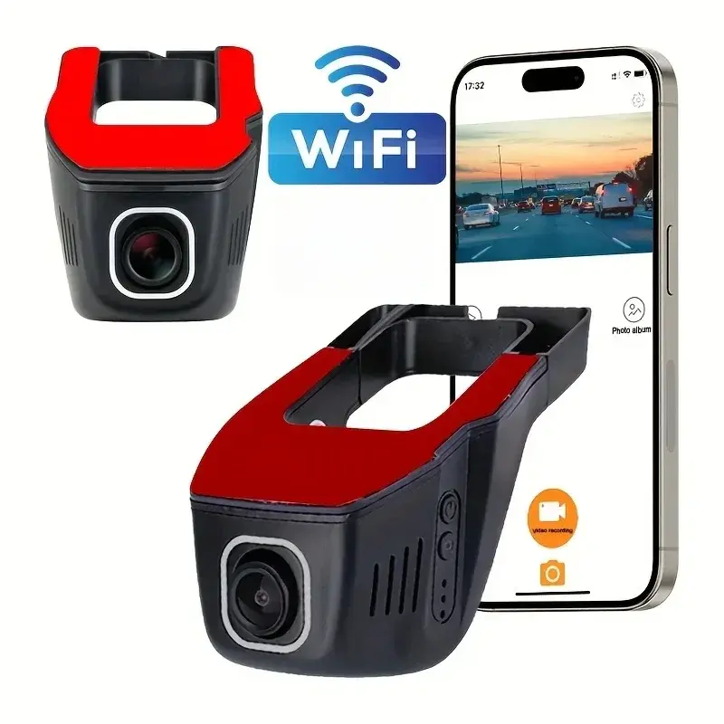 Wireless Hidden Car Camera - 1080P HD DVR, Real-Time Parking Guard & Seamless App Control