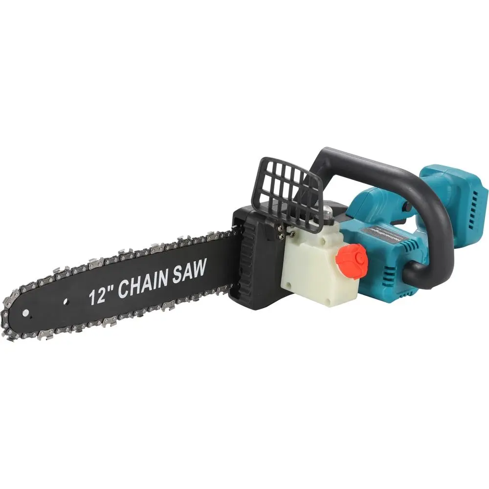 Brushless 12 Inch Cordless Chainsaw for Makita-Battery Powered Electric Pruning Chainsaw with Oil pot, No battery