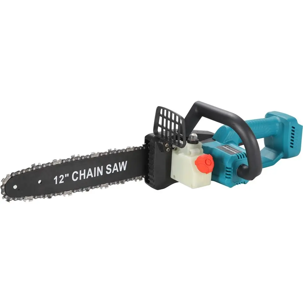 Brushless 12 Inch Cordless Chainsaw for Makita-Battery Powered Electric Pruning Chainsaw with Oil pot, No battery