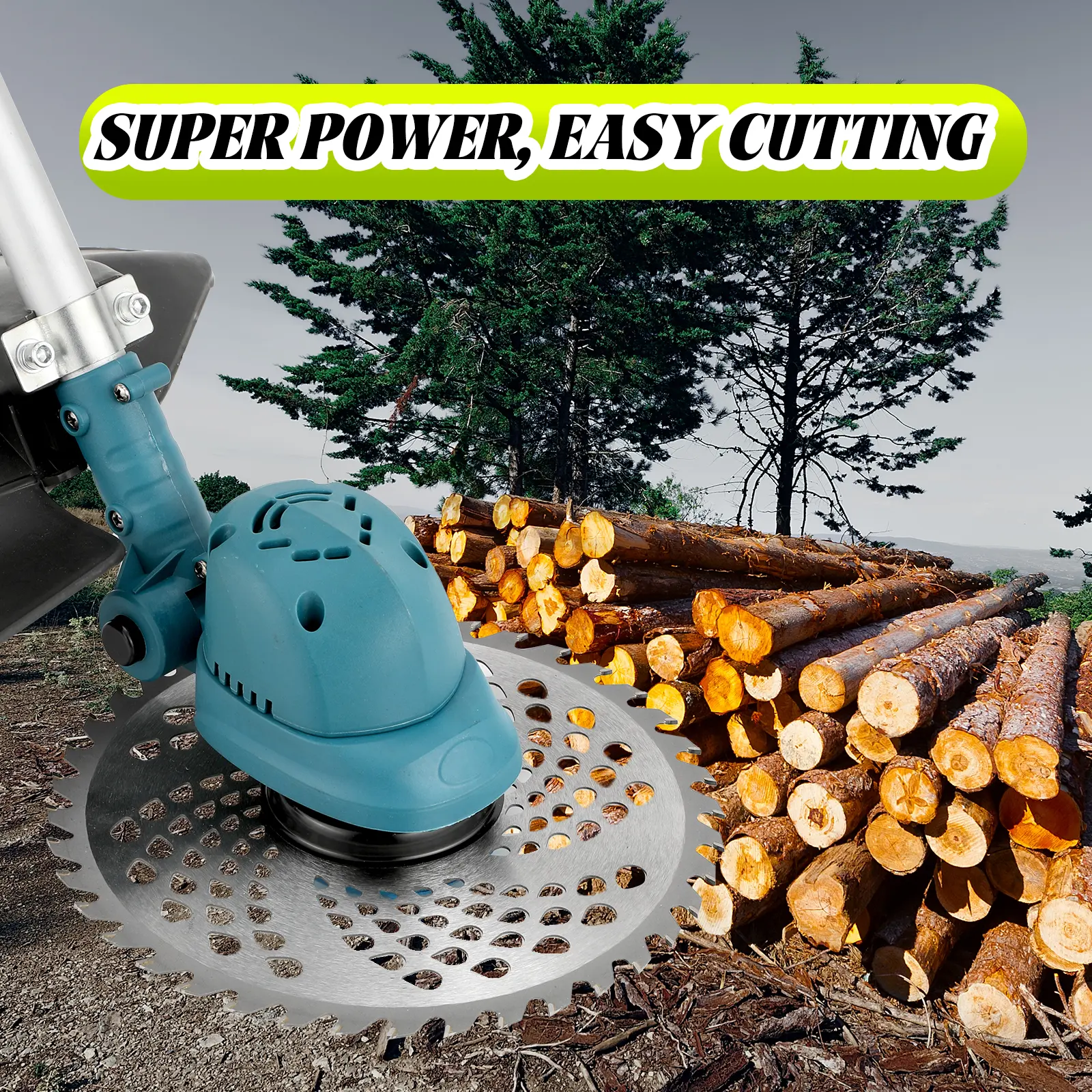 15000 RPM Battery Powered Weed Eater Cordless, 9 inch brushless Weed Brush Cutter Heavy Duty, Striming Weed Trimmer, No battery