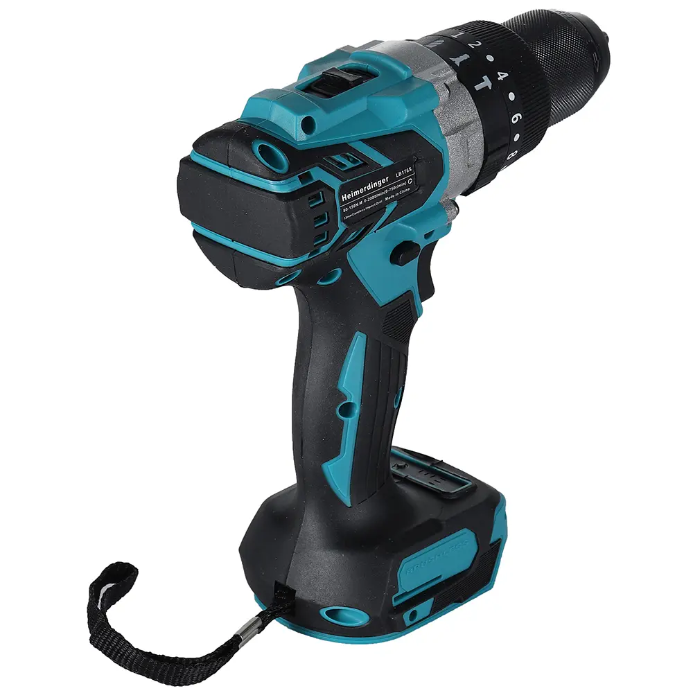 Brushless Cordless Drill, 1300 In-lb(150N.m) Torque Electric Drill for Makita Battery, 1/2" Driver-Drill,2 Variable Speed Drill