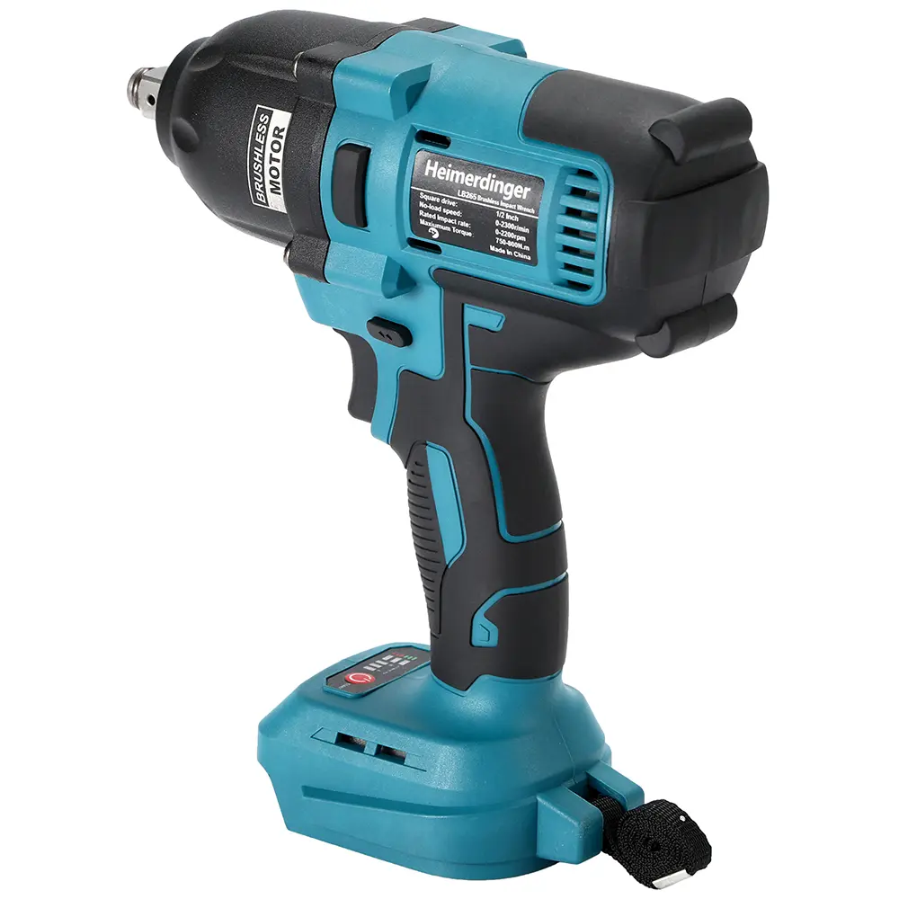 800N.m 18V 1/2 Brushless Cordless Impact Wrench For car repair truck repair