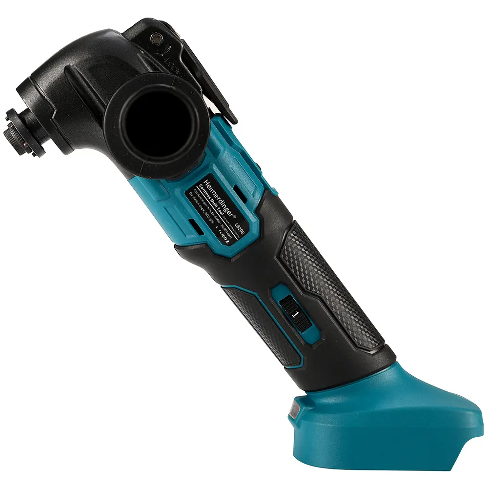 Heimerdinger Cordless Oscillating Tool, Brushless-Motor Tool with Auxiliary Handle, Oscillating Multi-Tool for Scraping, Sanding