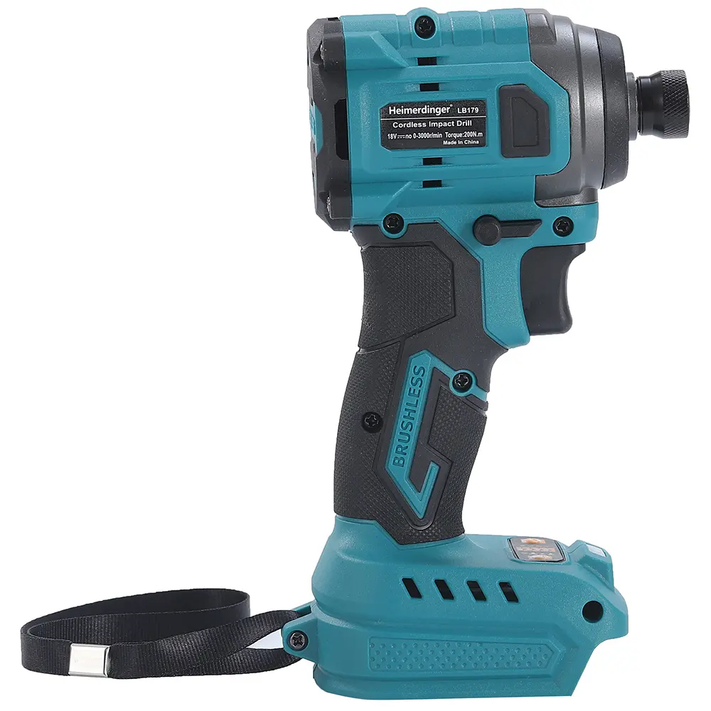 18V 1/4" Electric Rechargeable battery powered brushless cordless impact driver drill screwdriver