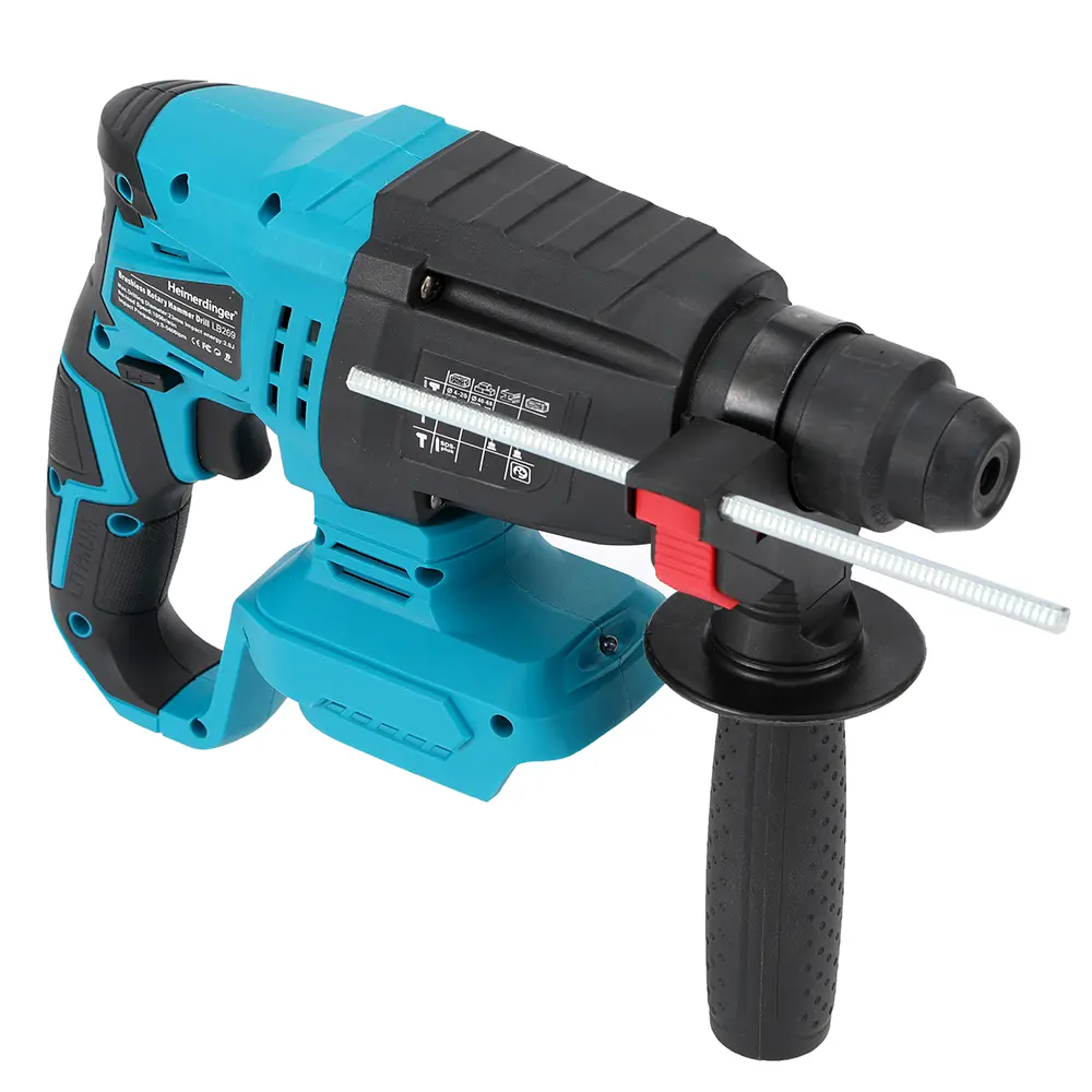 Cordless Brushless 1-1/8" SDS-Plus Rotary Hammer Drill-2-in-1 Multi-functional Heavy Duty Hammer Drill for Concrete, Tile, Walls