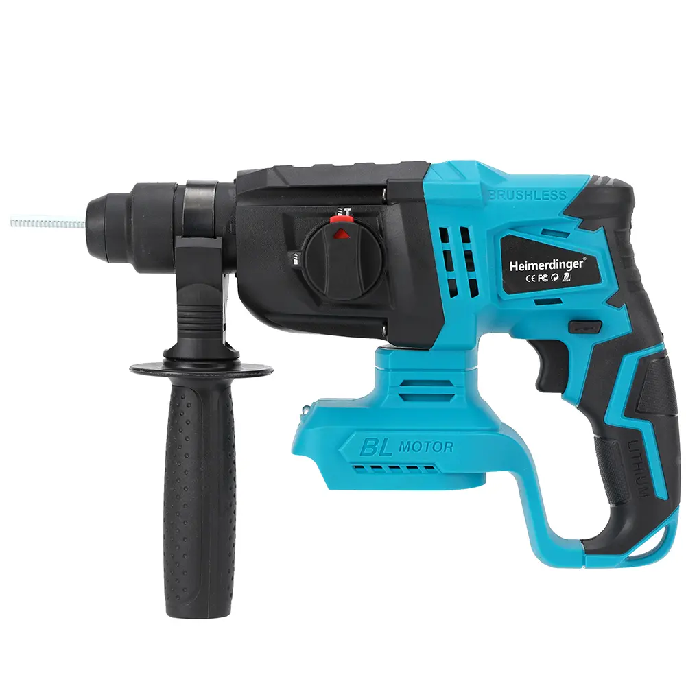 Cordless Brushless 1-1/8" SDS-Plus Rotary Hammer Drill-2-in-1 Multi-functional Heavy Duty Hammer Drill for Concrete, Tile, Walls