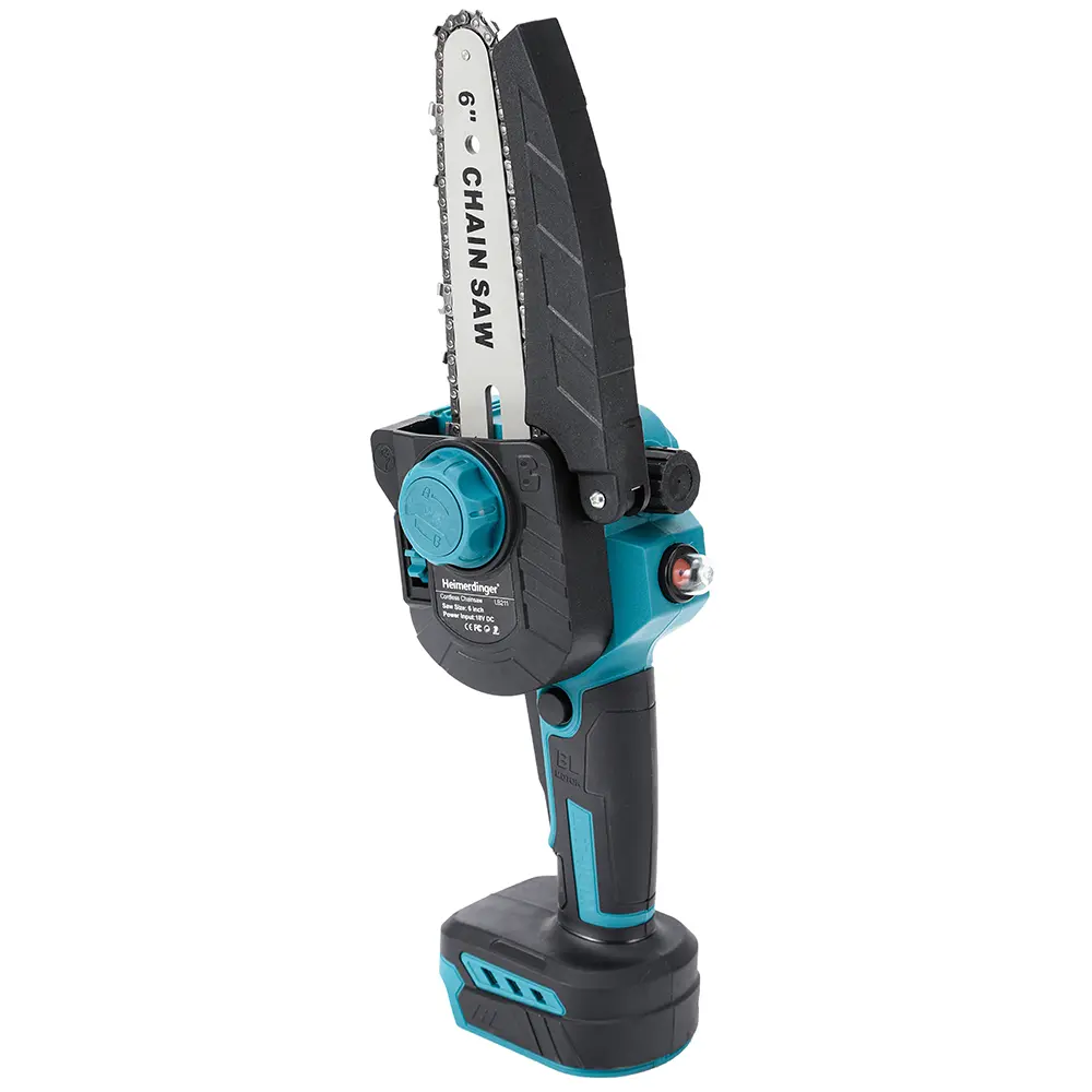 Heimerdinger 6 Inch Cordless Mini Chainsaw for Makita-Battery Powered Electric Pruning Chainsaw for Wood Cutting, Tool only