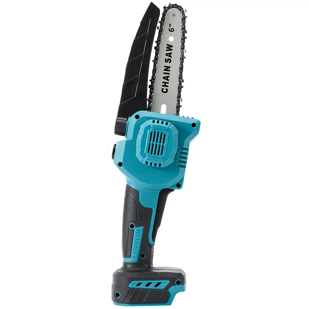 Heimerdinger 6 Inch Cordless Mini Chainsaw for Makita-Battery Powered Electric Pruning Chainsaw for Wood Cutting, Tool only