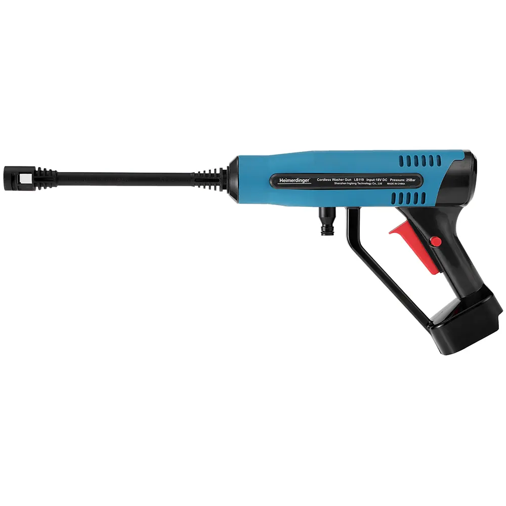 Heimerdinger Cordless Handheld High-Pressure 25bar (2.5mbpa) Car Washer Gun for Car/Fence/Floor/Patio Cleaning, No battery