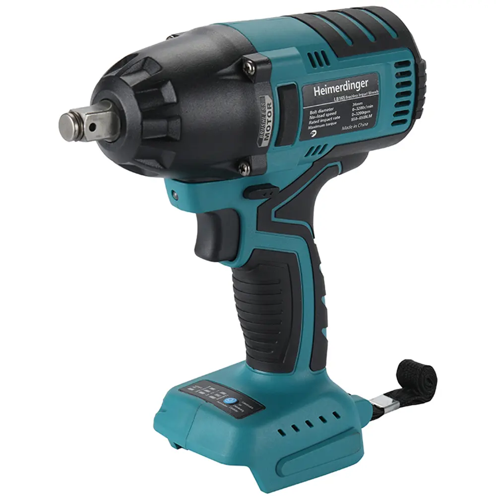 True 550N.m 18V 1/2 brushless cordless impact wrench for car repair